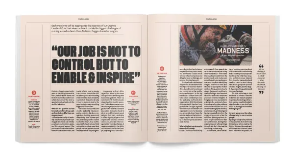 Article spread in Creative Review, June 2016